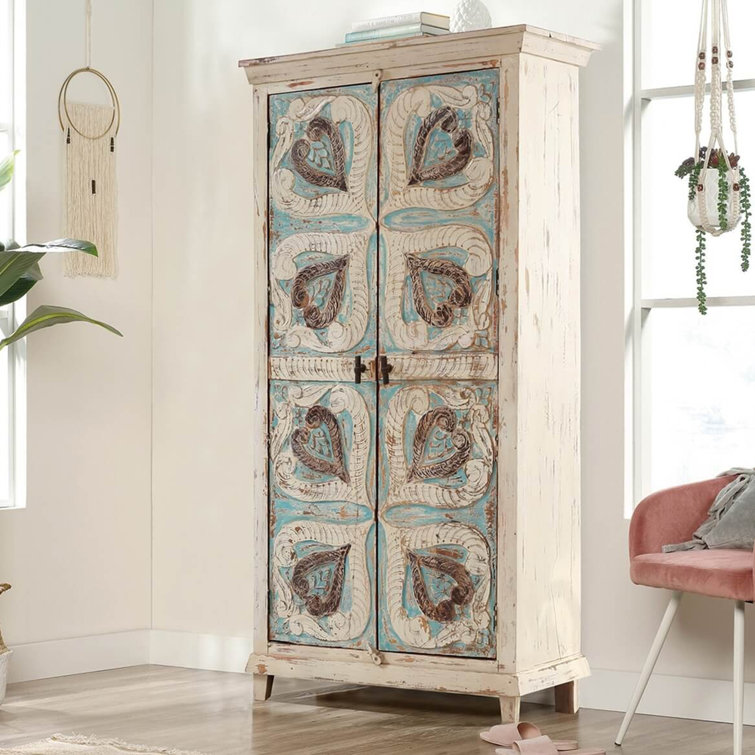 Hibashi Furniture Mimosa Solid Wood Armoire Wayfair